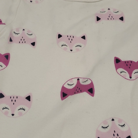 💚 Pekkle | Baby Girl 2-Piece Outfit | Fox | Purple Pink | 9M - Picture 2 of 5